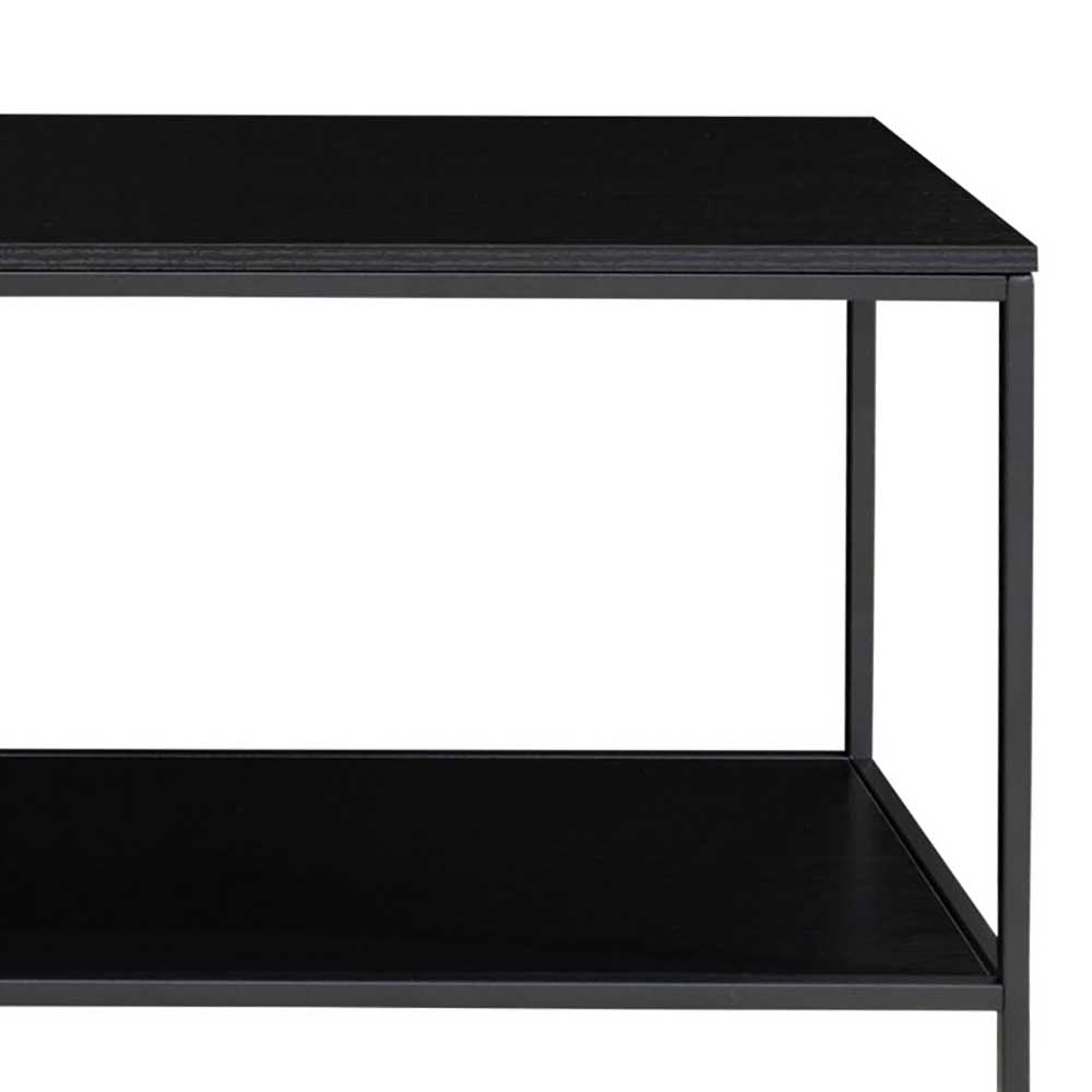 100x45x36 cm Regal TV Tisch in Schwarz - Mapsy