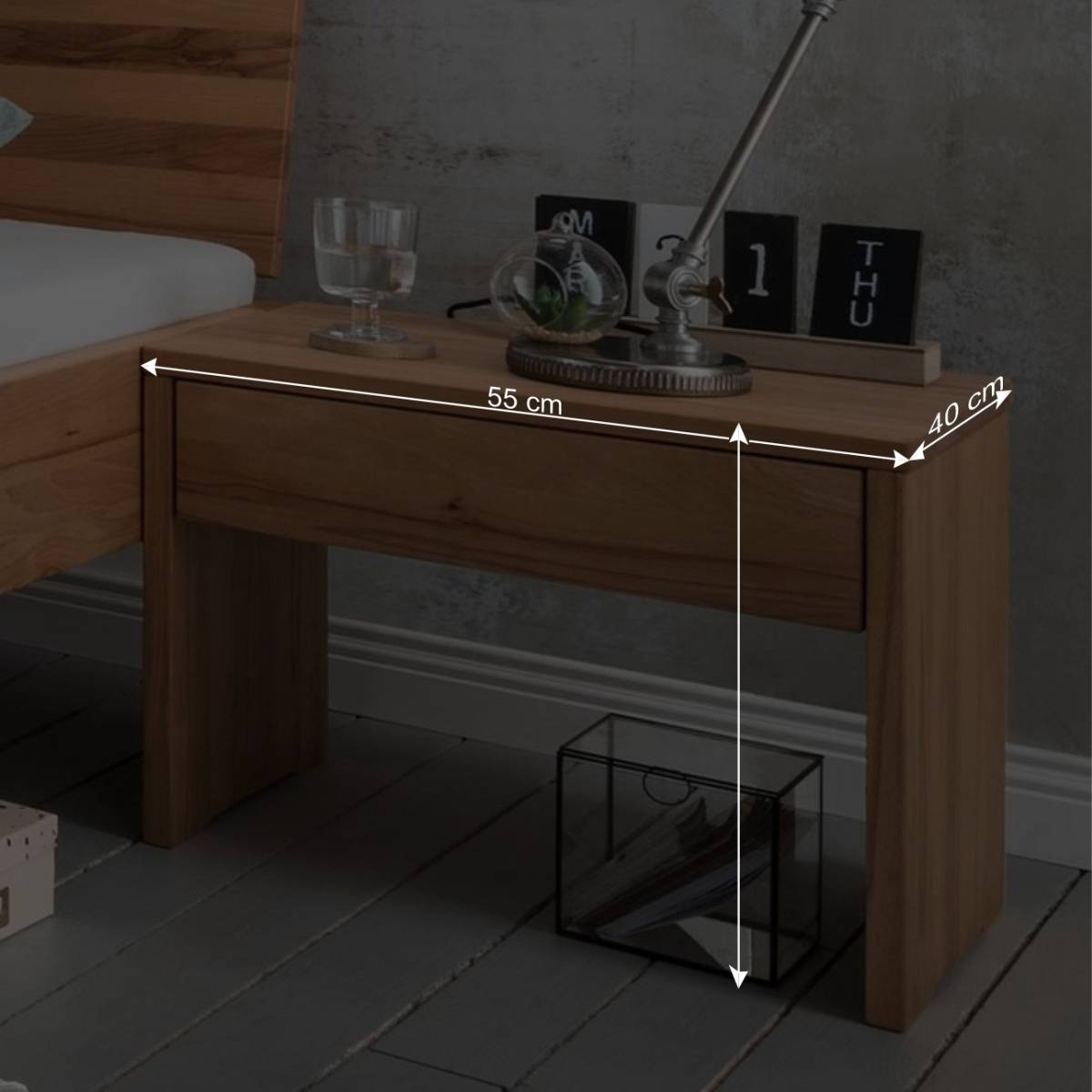 Massivholz Schlafzimmer komplett - Izmaldon (vierteilig)