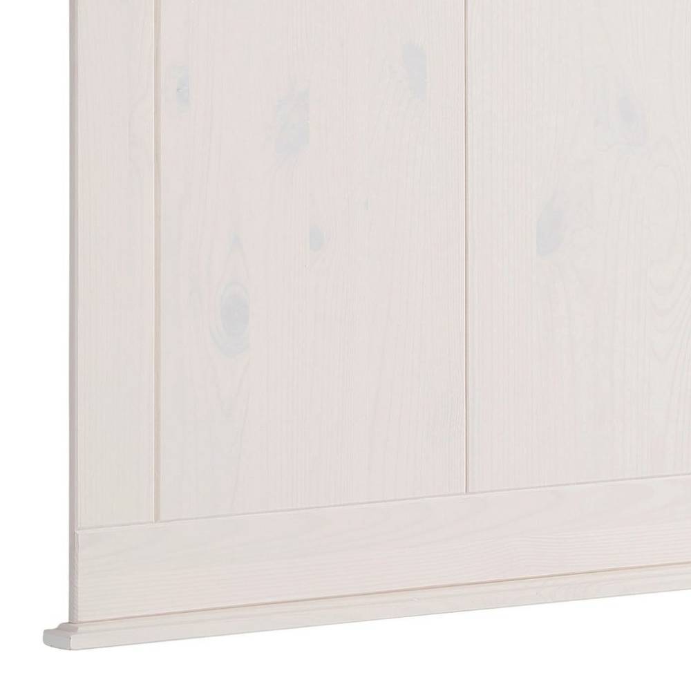 Kiefernholz Wandgarderobe in Weiß - Viorica