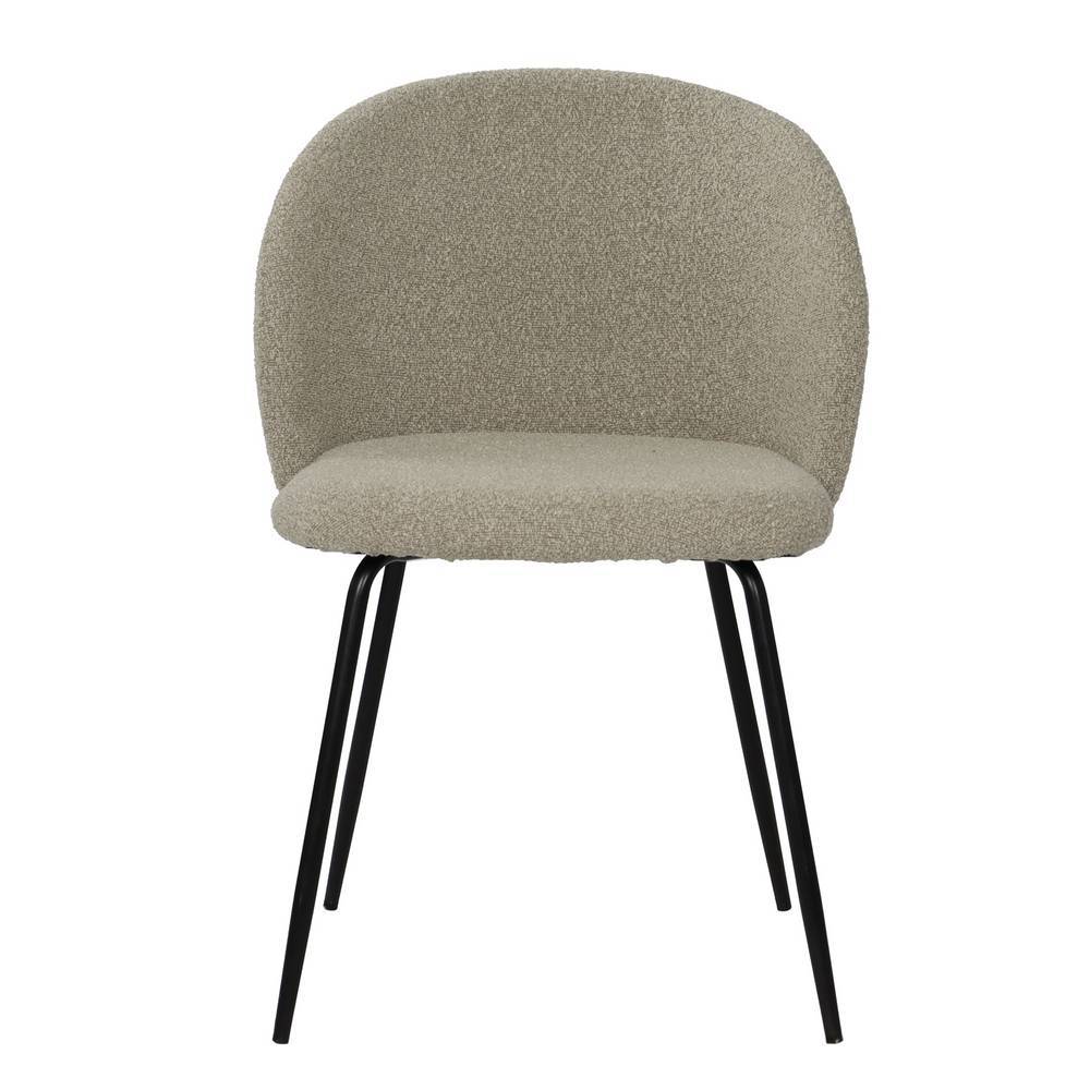 Esszimmerstuhl in Taupe Strukturstoff - Harris (2er Set)