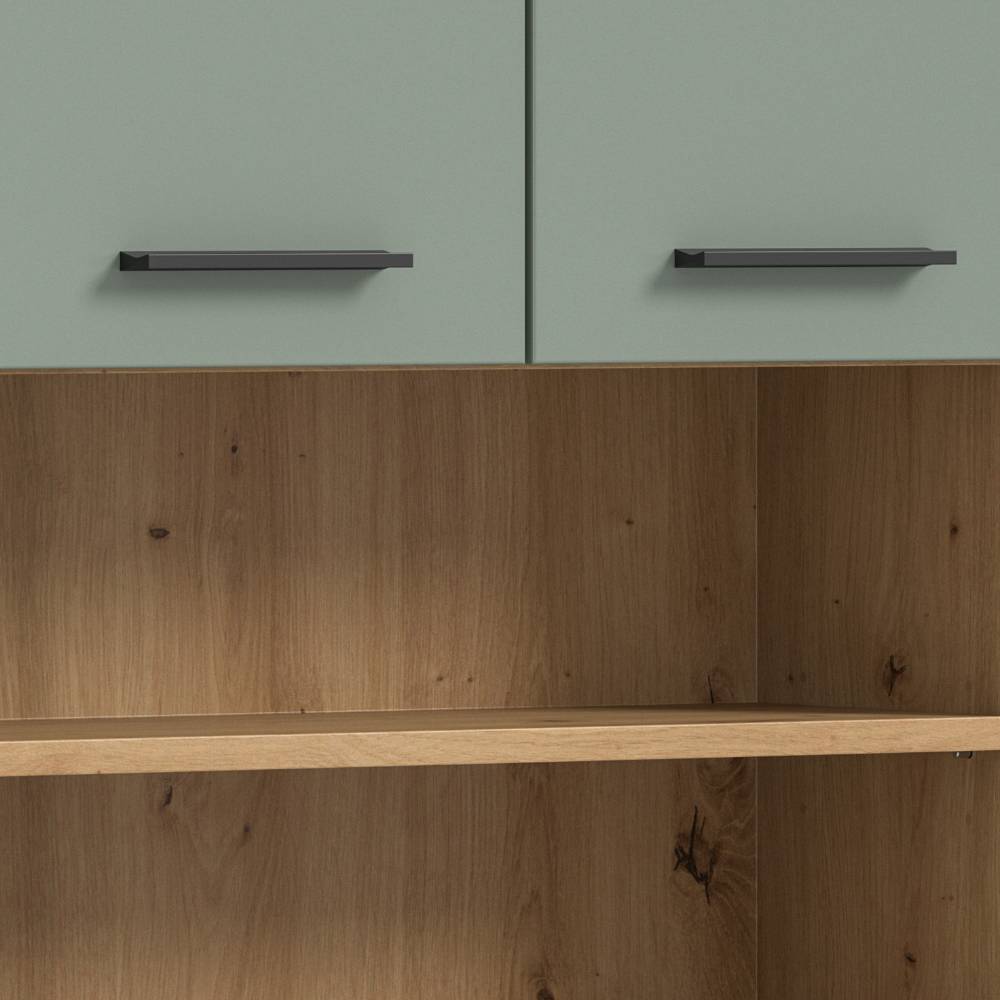 Waschmaschinenschrank in Salbeigrün - Tamdato