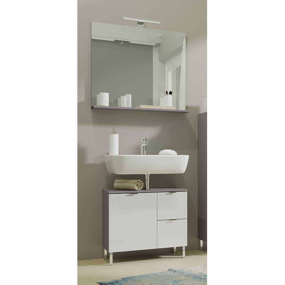 Waschbeckenschrank & LED Spiegel - Otrus (zweiteilig)