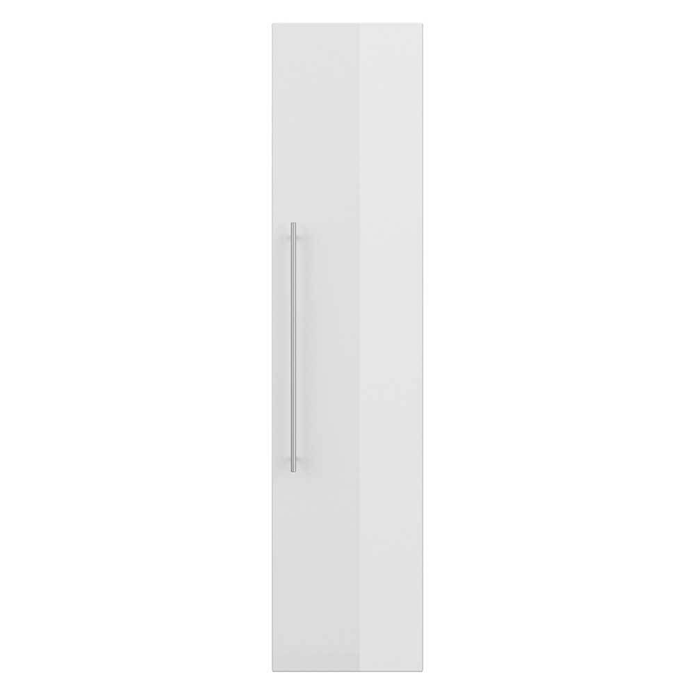 Weißer Hochglanz Badezimmerschrank mit Tür - Nene I