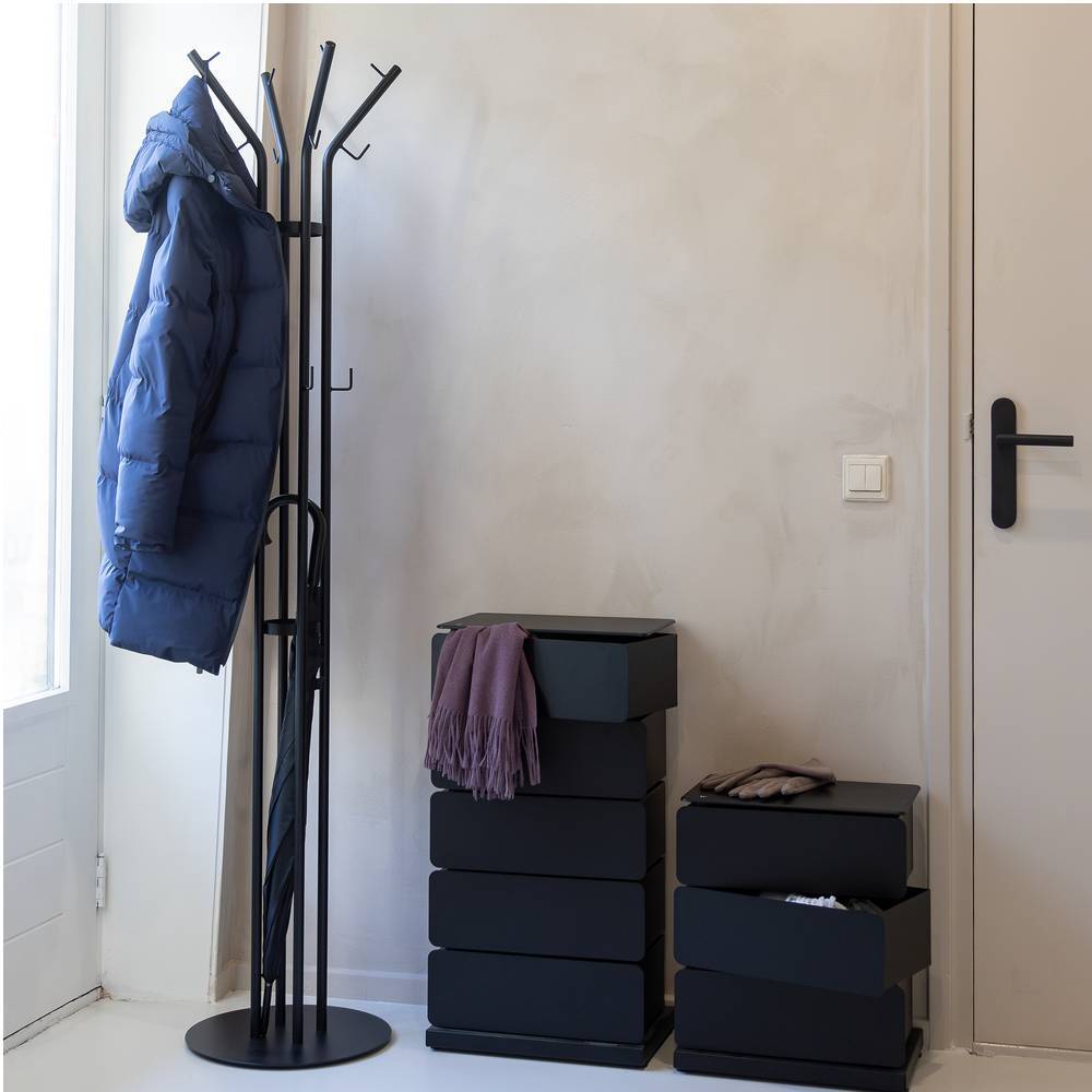 Standgarderobe in Schwarz Metall - Oyal