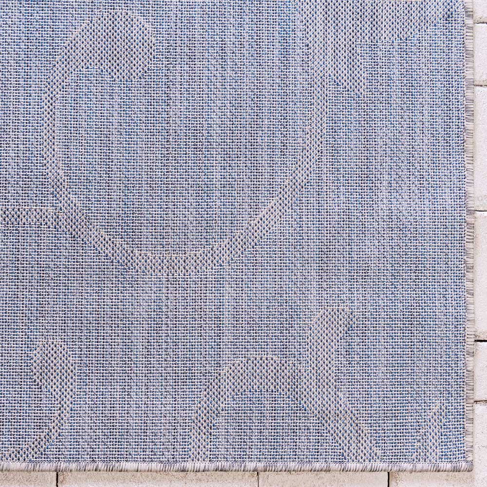 Outdoor Webteppich aus PP mit Ornamentmotiv - Elsaro