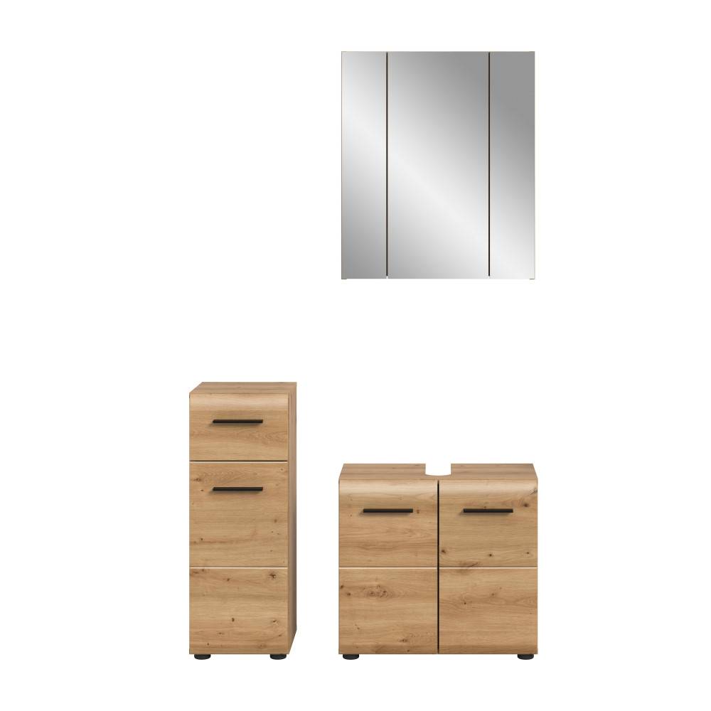 Badezimmermöbelset mit geringer Tiefe - Canopus II (dreiteilig)