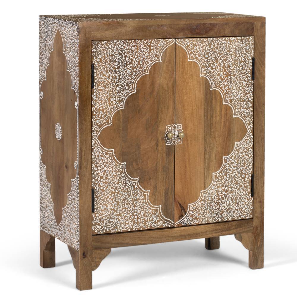 Türen-Kommode mit Ornament Muster - Salvadore
