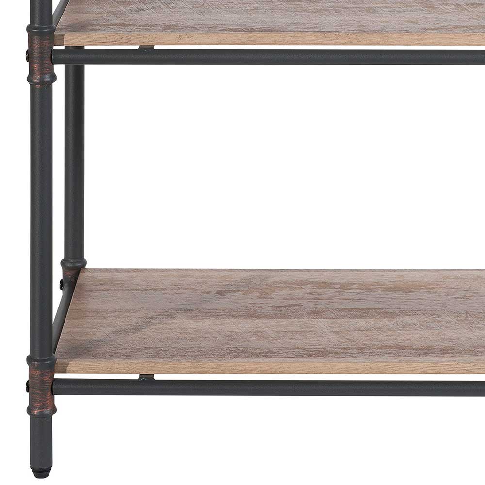 Regal aus Eisen Rohren mit MDF Böden - Nenvia