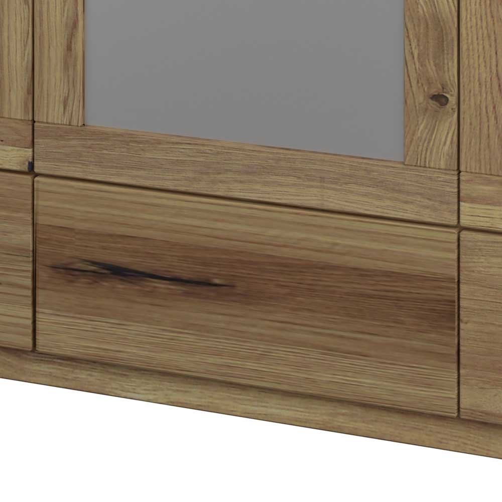 Teilmassiver Schlafzimmerschrank aus Asteiche - Riostar