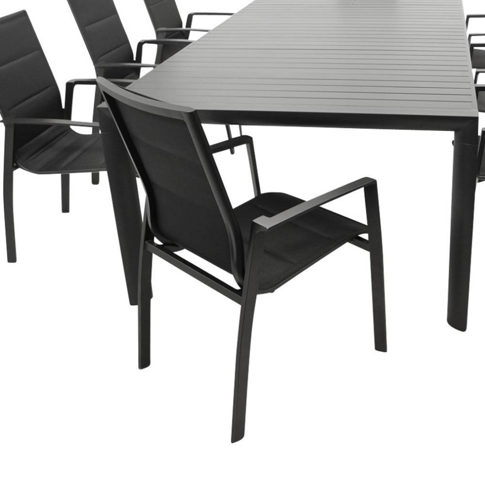 Gartentisch-Sitzgruppe modern - Estren (neunteilig)