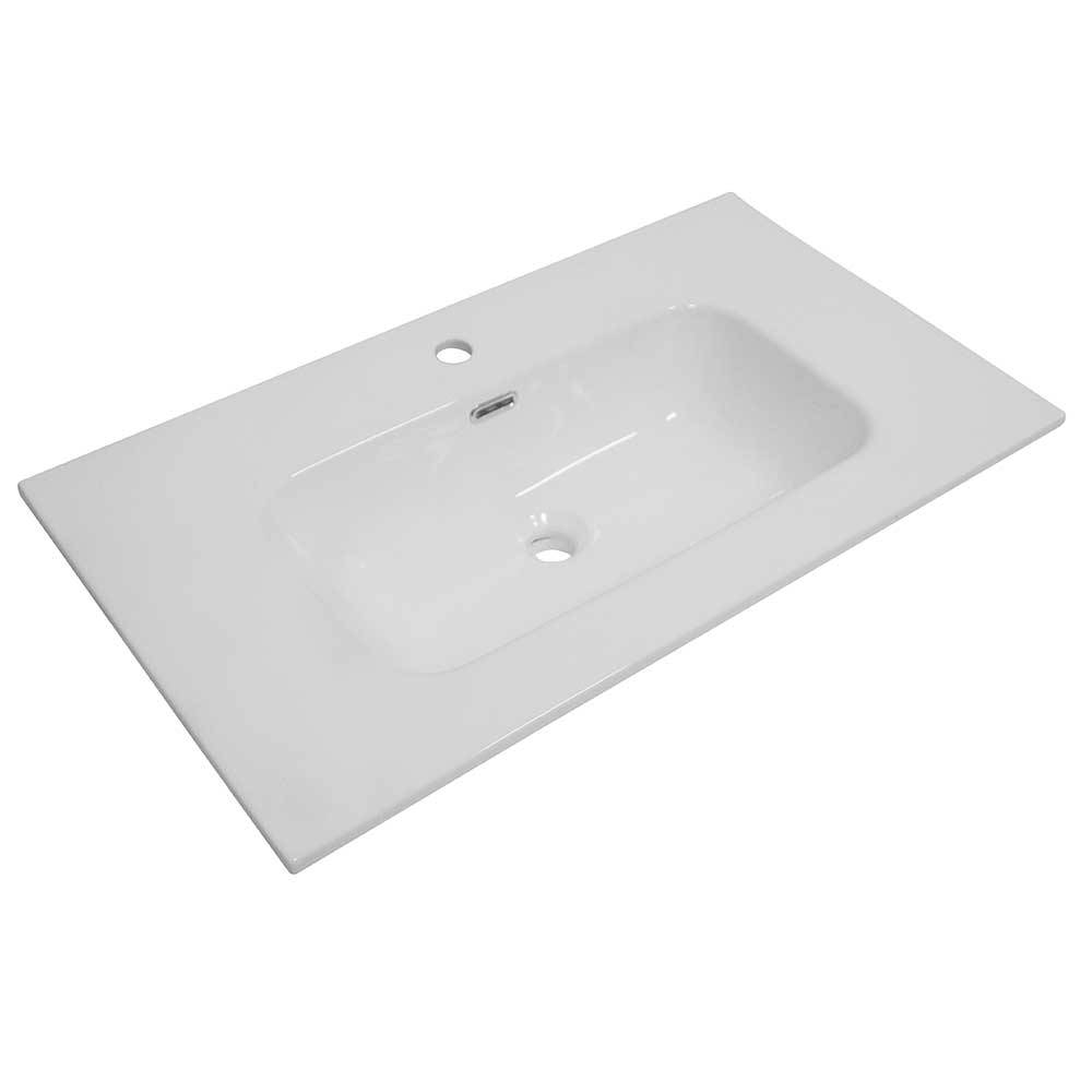 Waschtischkonsole mit Einlasswaschbecken - Vibulam