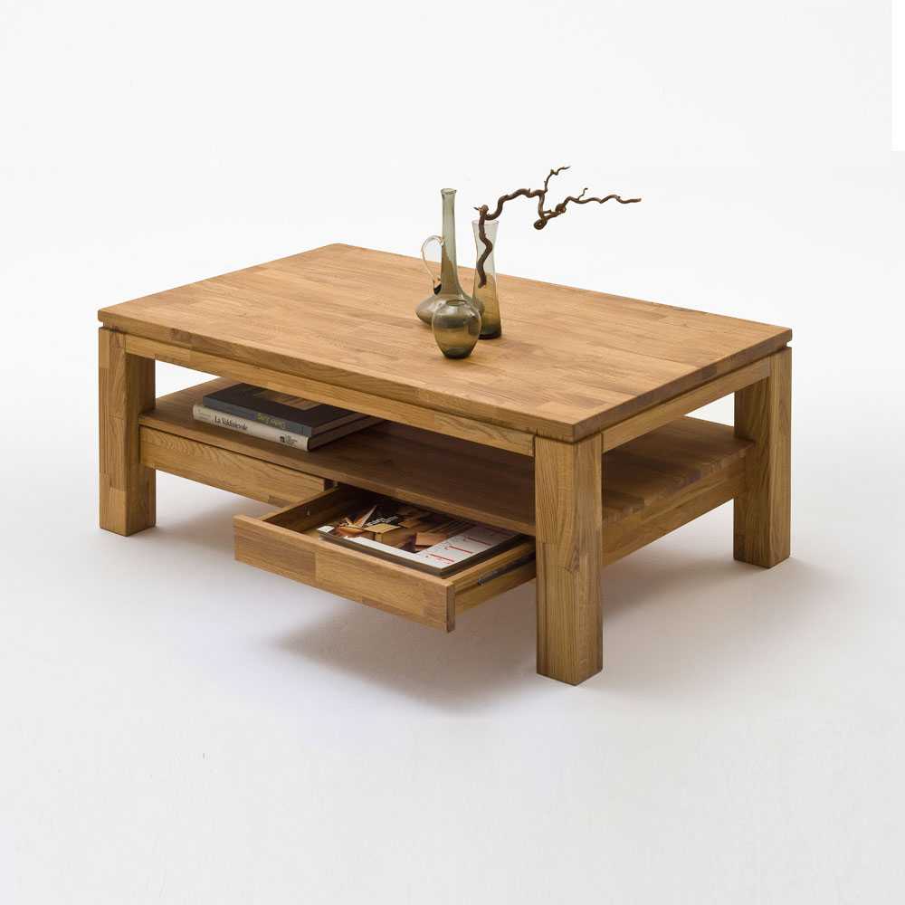 Massivholz-Couchtisch aus Asteiche - Larioja