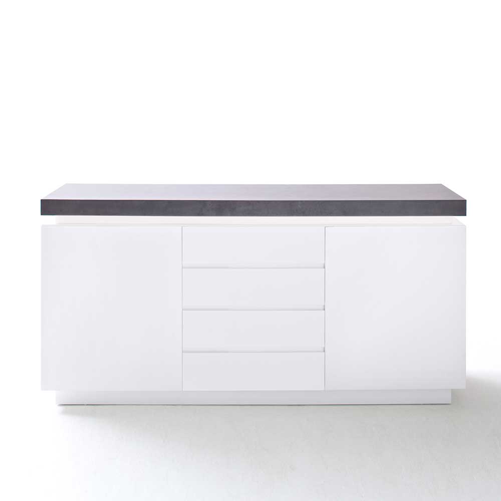 Design Sideboard Rebelvo mit dimmbarer LED Beleuchtung