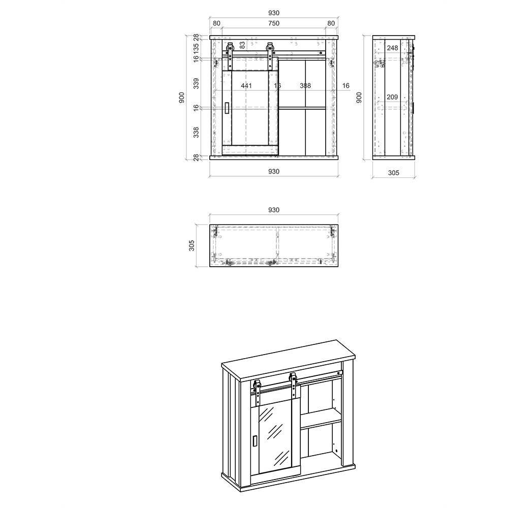 Extravagante Küchenmöbel inklusive Theke - Eture (sechsteilig)