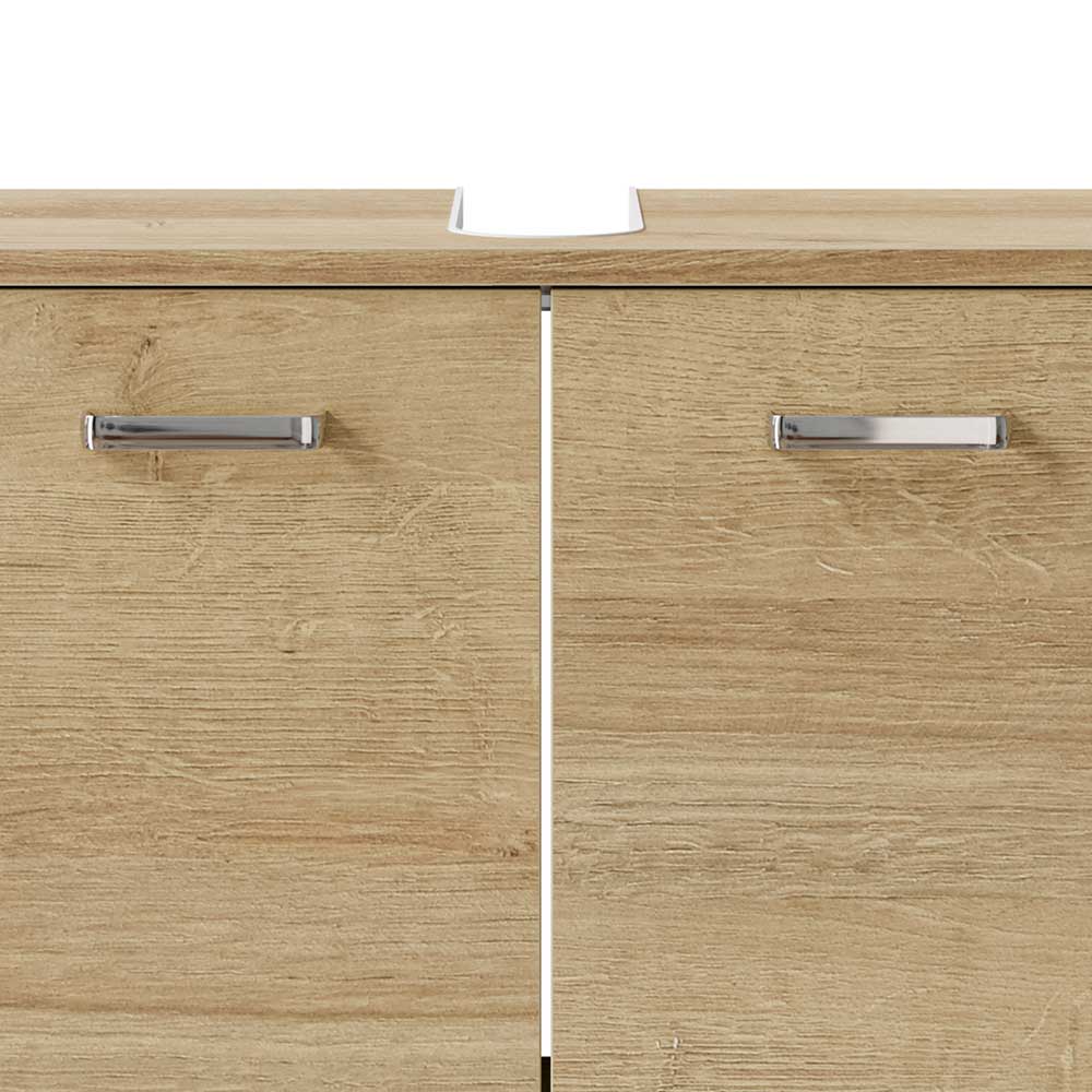 Waschbeckenunterschrank in Eiche Dekor - Madeonary