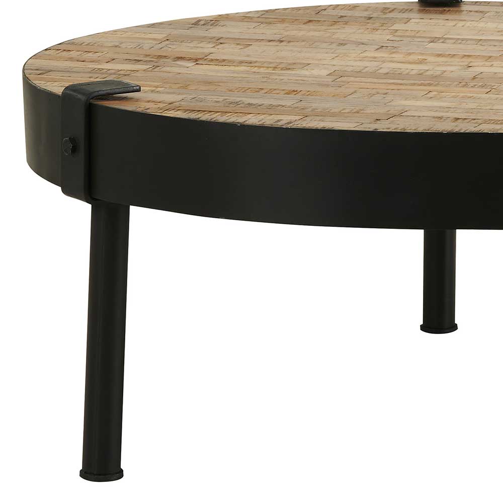 Couchtisch aus White Wash Teak Altholz - Teomata