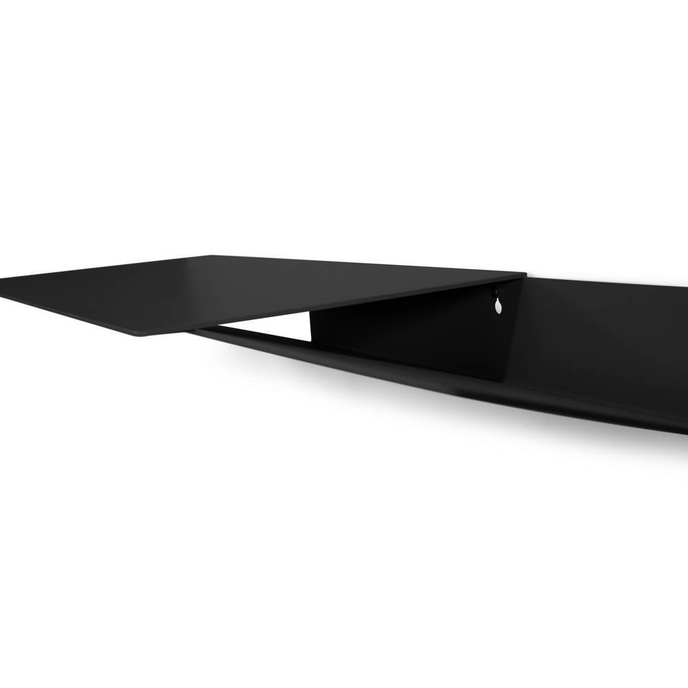 Hängende Design-Schreibtisch-Konsole in Schwarz - Vidal
