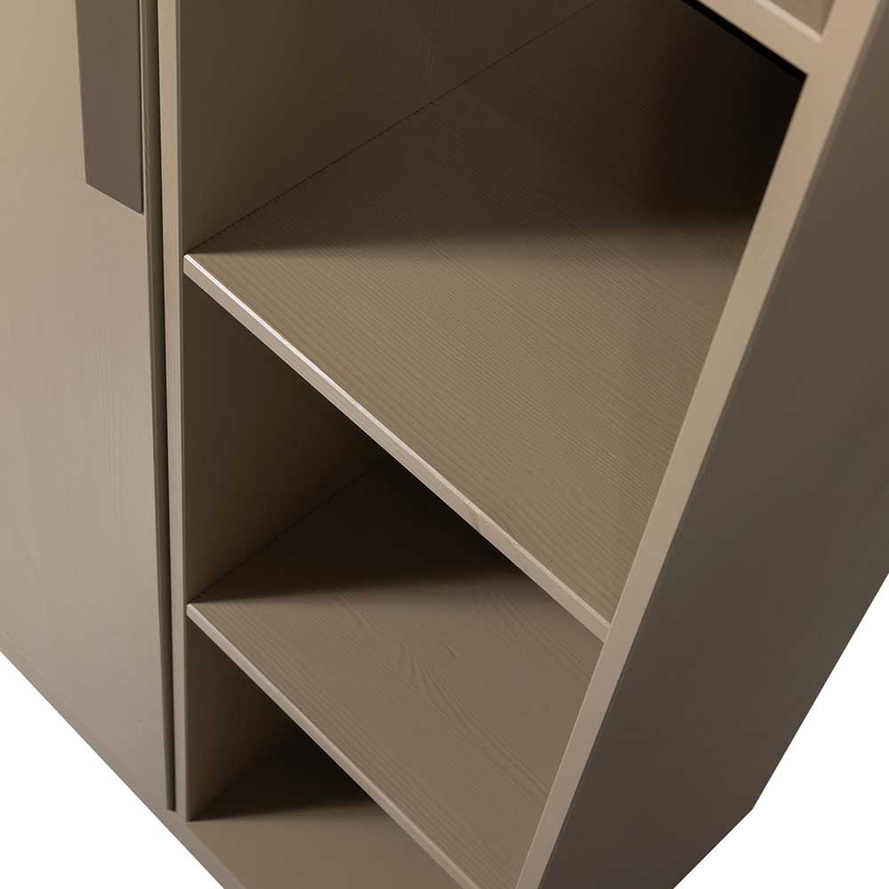 Teilmassiver Schrank in Schlammfarben - Isle