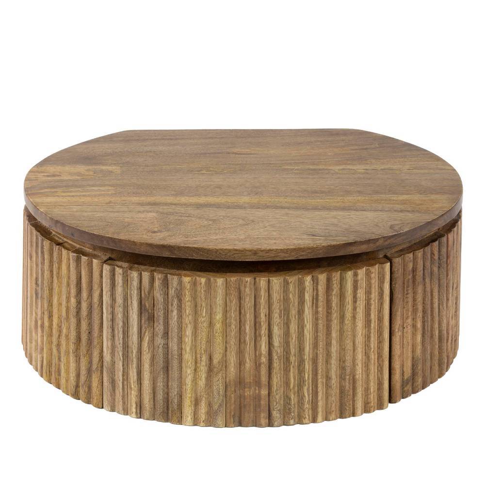 Hänge-Design-Nachtkommode aus Mangoholz - Alde