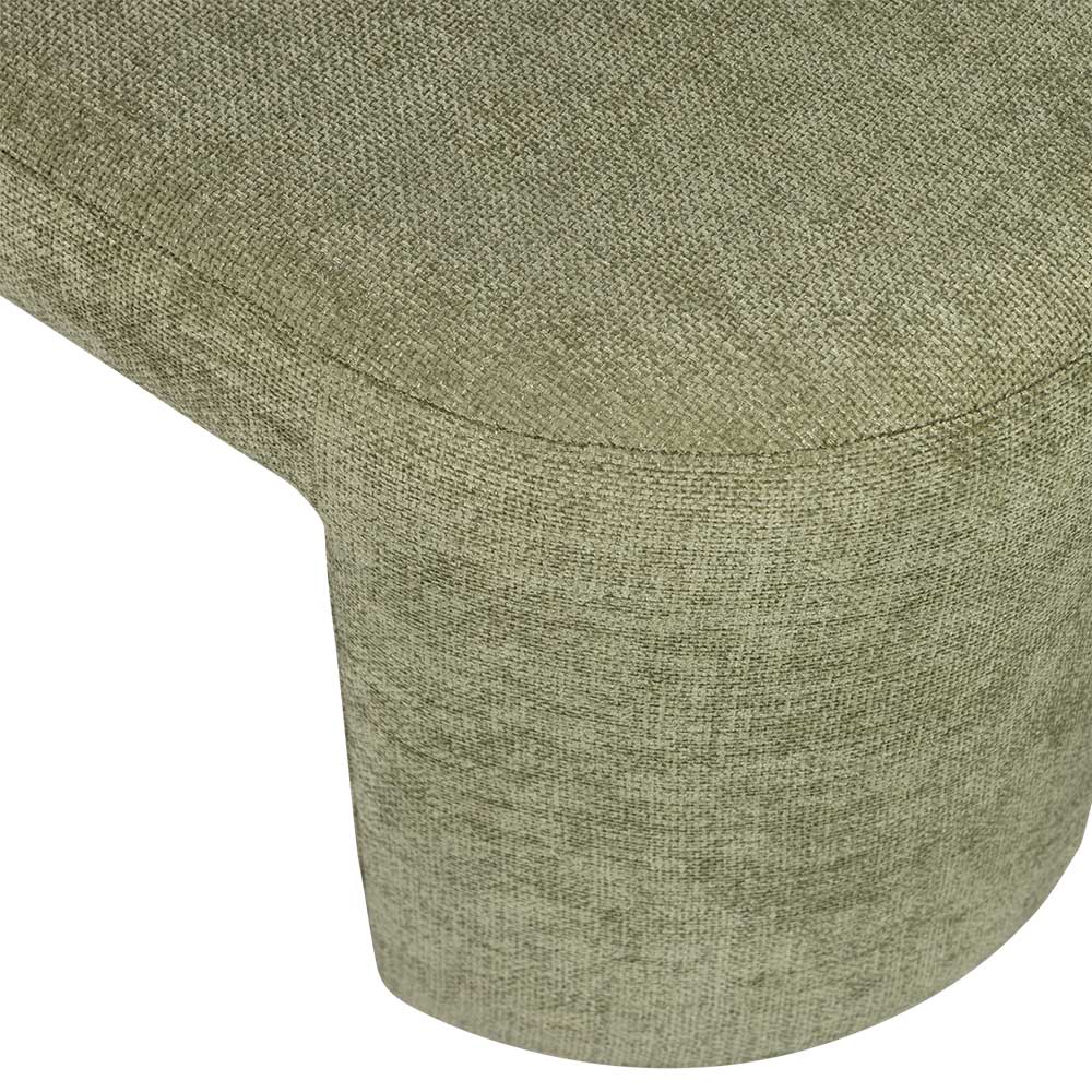 Design Polsterbank in Oliv Grün Chenille - Baverly