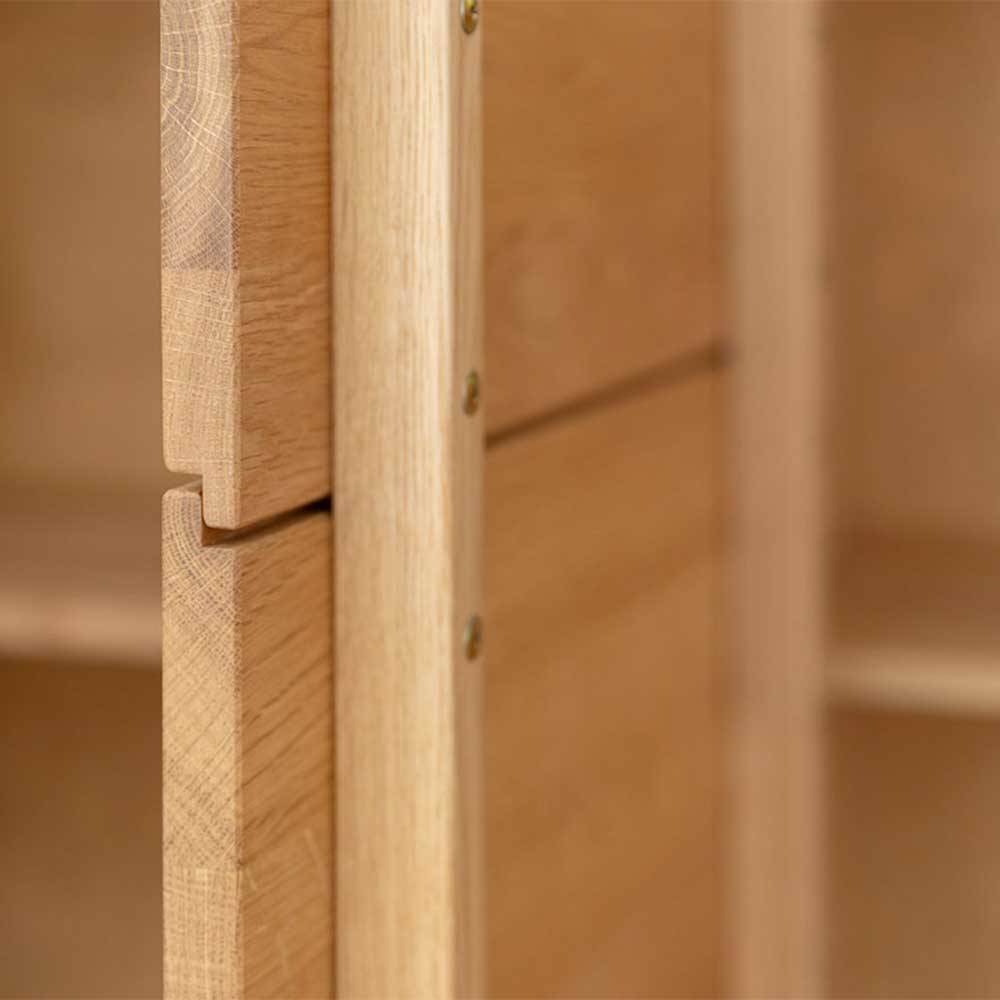 Eichenholz Sideboard mit Sockelgestell - Judita