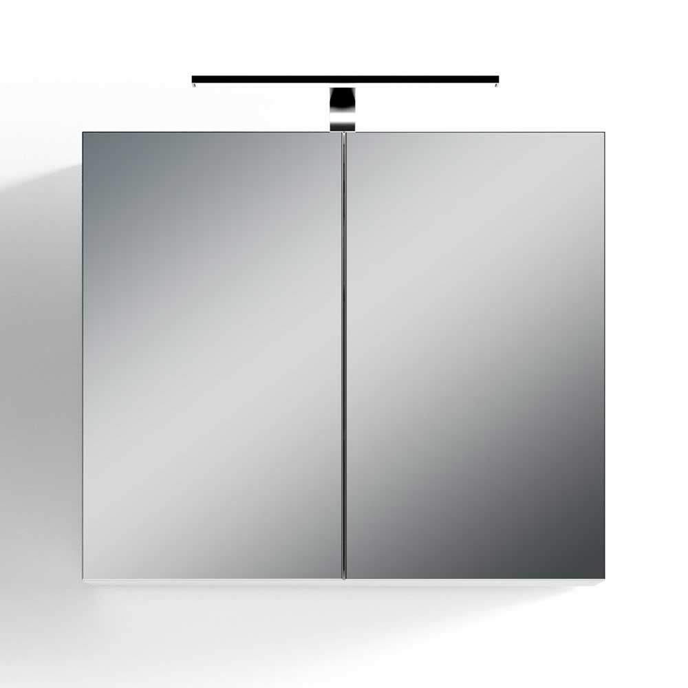 Spiegelschrank mit Doppeltür in Weiß - Niam