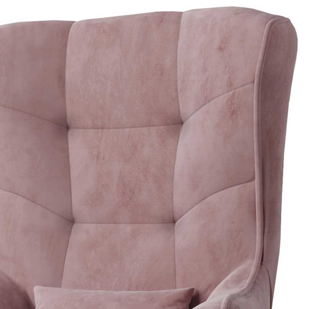 Scandi Chic Polstersessel in Altrosa - Vasilio