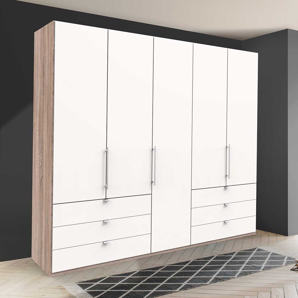 Panorama Kleiderschrank mit drei Türen - Vaclyn