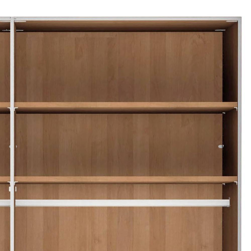 4-türiger Kleiderschrank in Erle teilmassiv - Dilacco