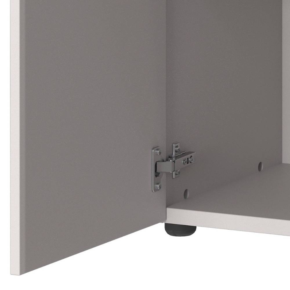 Aktenschrank in Hellgrau mit Schwarz - Great