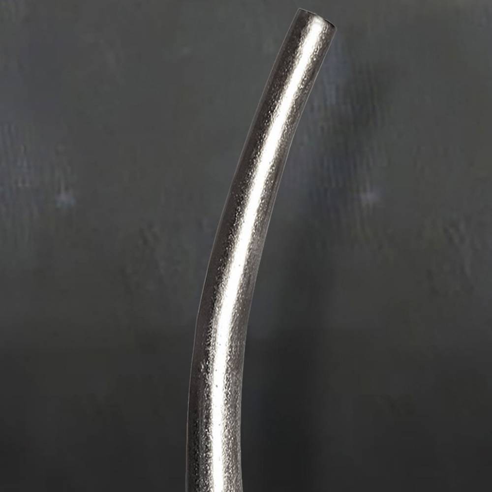 Design-Bodenvase in Silber - Keyva