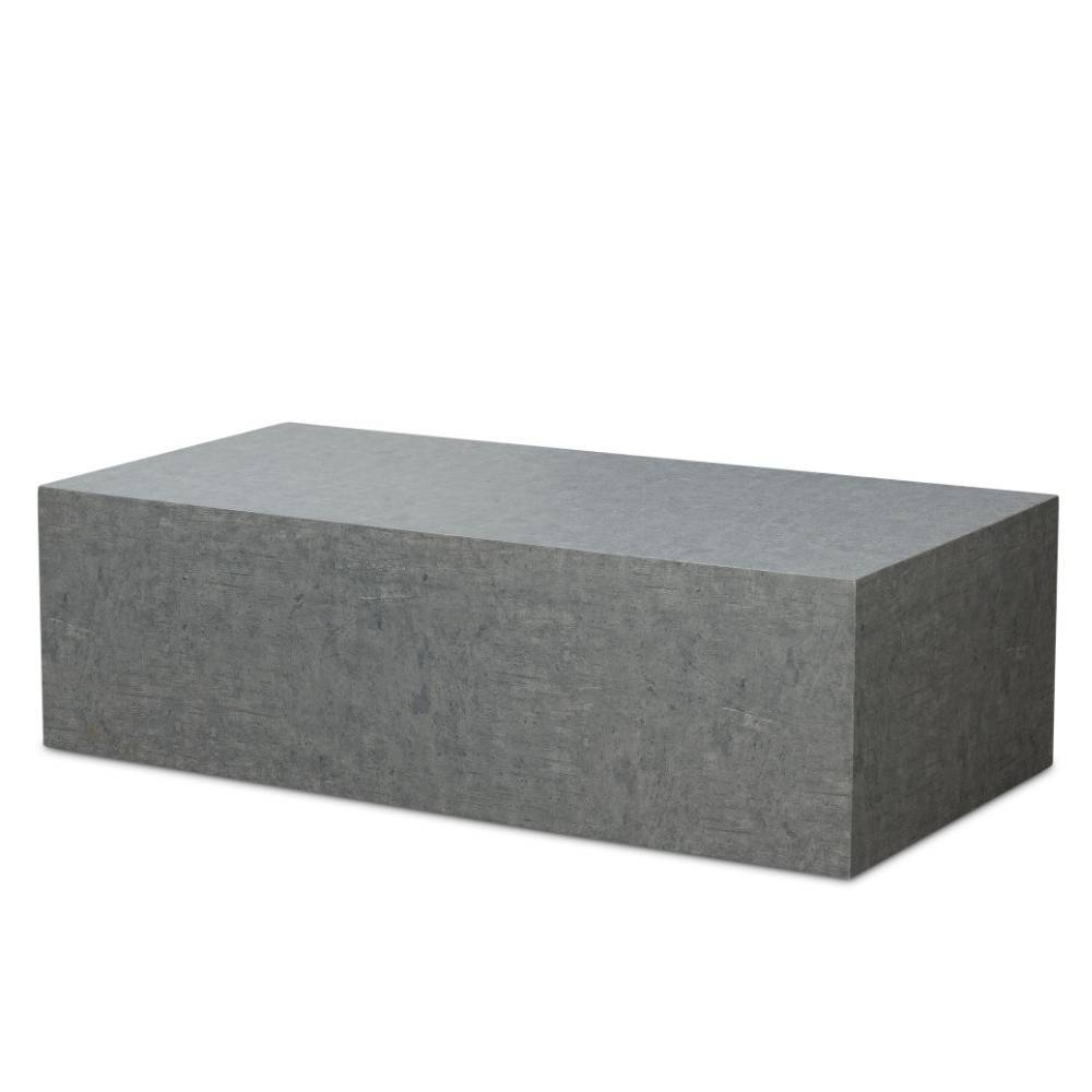 Betonoptik Couchtisch im Block-Design - Aiola