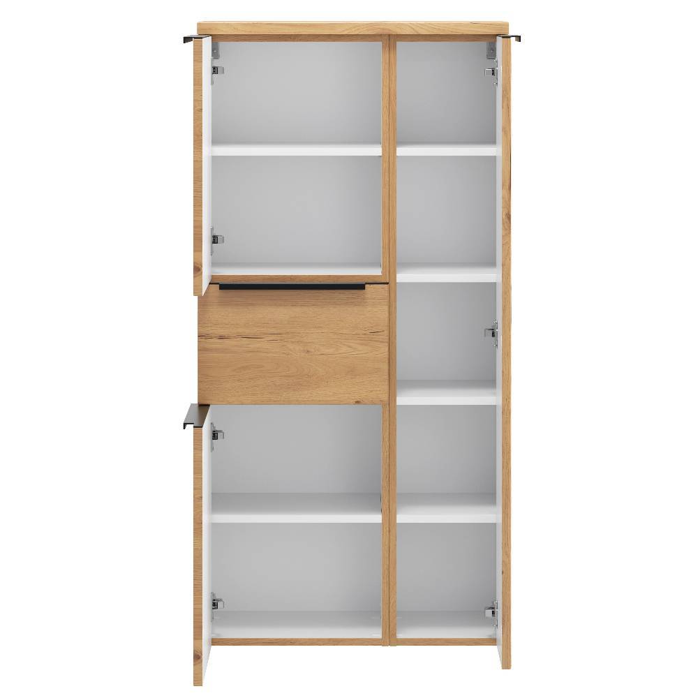 Badezimmer Midischrank in Wildeichefarben - Jawa