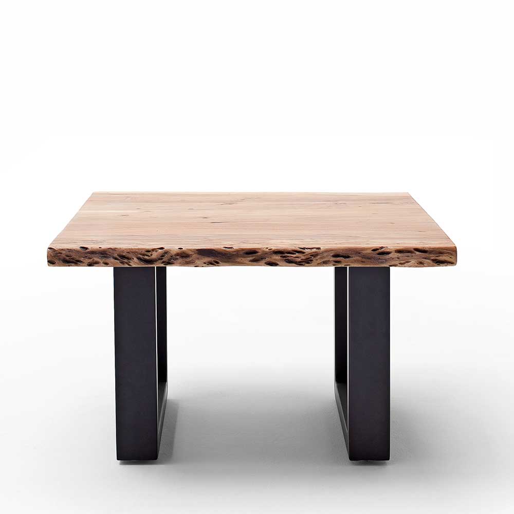 Couchtisch mit Naturkanten Holzplatte - Iliam