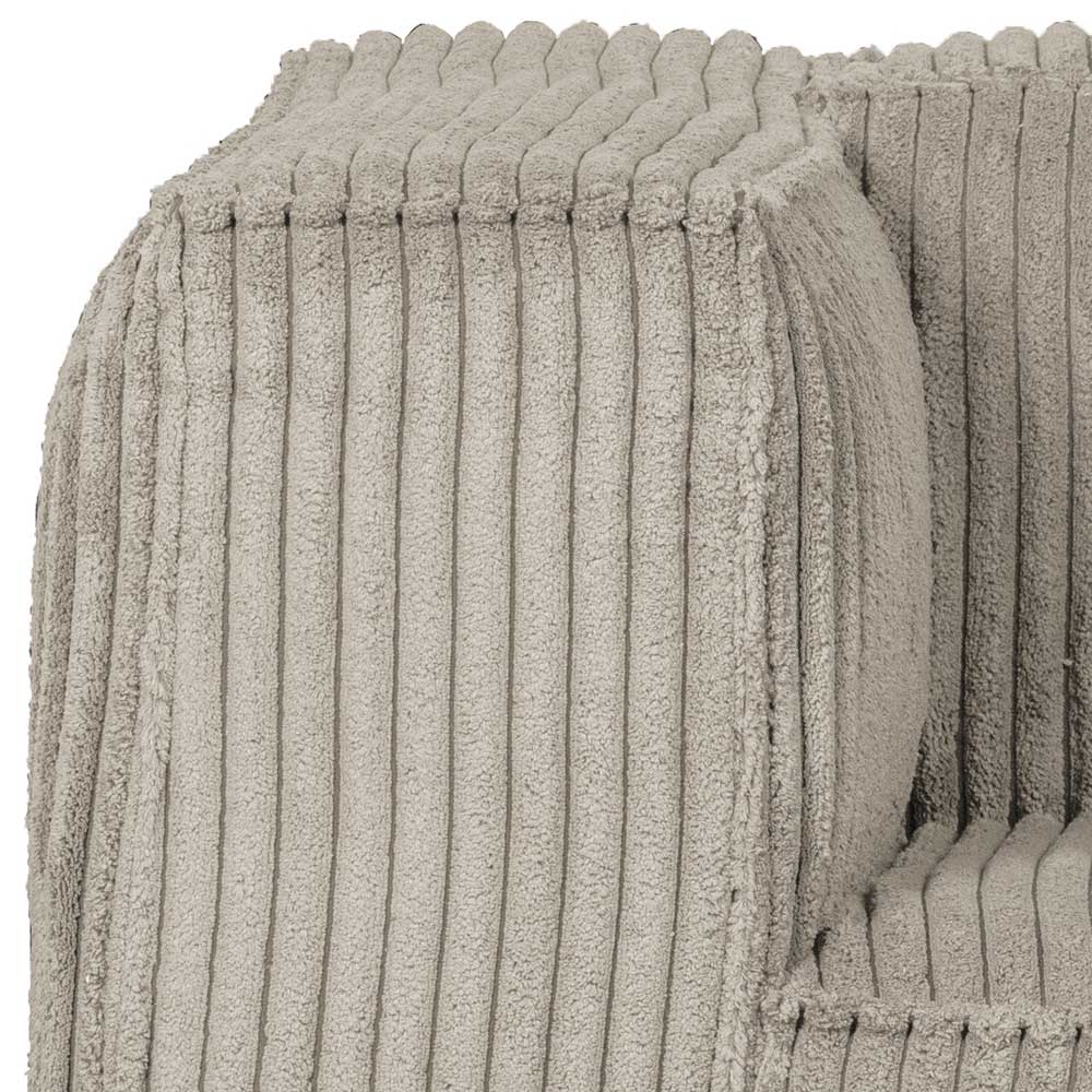 Trendiger Cordsessel in Beige - Setmora