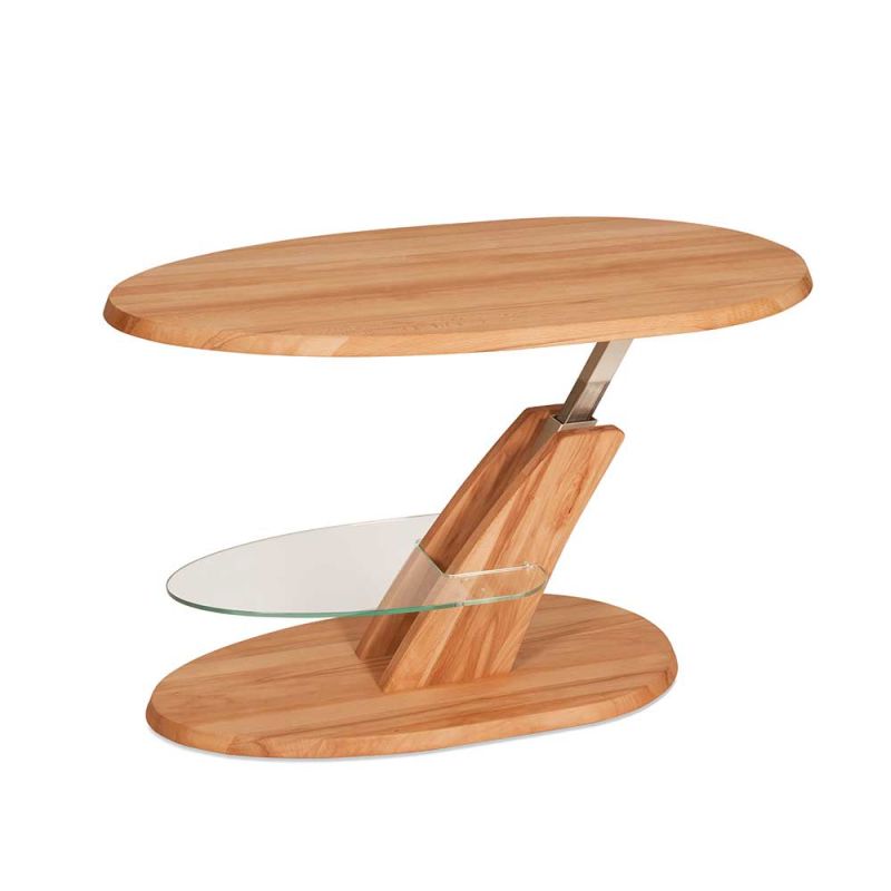Couchtisch Kernbuche Glas