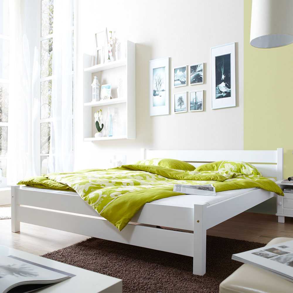 Tolles Bett Nanini in Weiß mit Stauraum | Wohnen.de