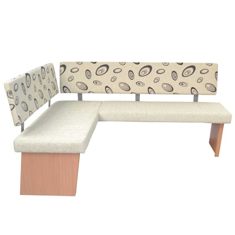Eckbank Dunja 124x124 Cm - In Buche Natur & Mocca, Platzsparend Für Küche Oder Esszimmer