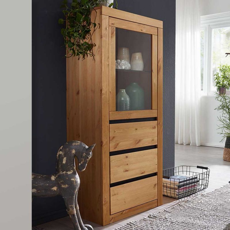 Schrank Mit Glastur