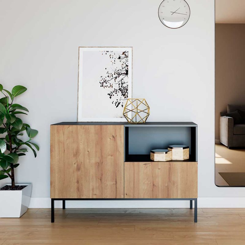 Küchenhängeschrank Weiß Hochglanz - 45x92 Cm, 3 Regale, Grifflos, MDF-Acryl