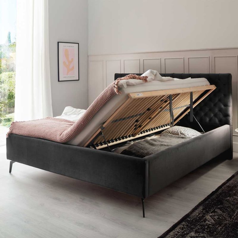 Wunderbar Chesterfield Bett Mit Bettkasten Fotos