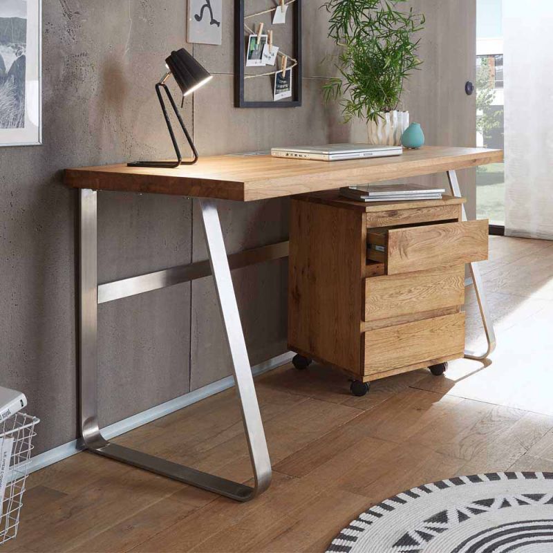 Loft Design Schreibtisch Holz & Metall Mascanus | Wohnen.de