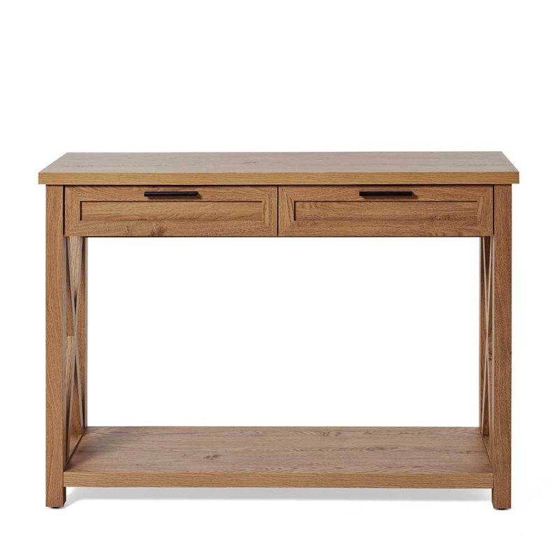 Country Style Konsolentisch mit zwei Schubladen in Eiche Natur ...