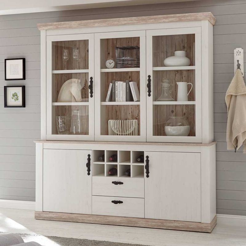 Faszinierend Buffetschrank Weiss Landhaus Ebenbild